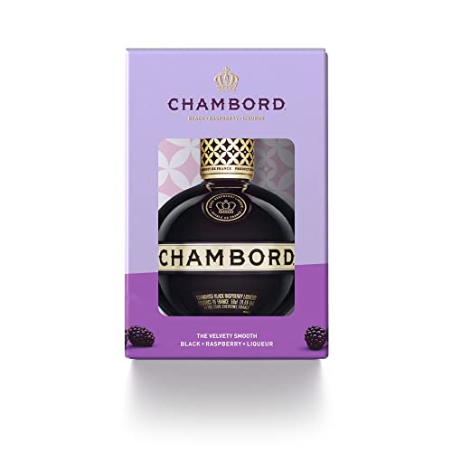 Chambord Liqueur Royale de France - 16,5% Vol.(1 x 0.5 l)/Himbeerlikör aus XO Cognac/Aus natürlichen Inhaltsstoffen/Likör aus Frankreich von CHAMBORD