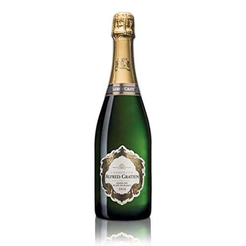 Champagne Alfred Gratien Grand Cru Blanc de Blancs 2014 (1x0.75 l), Preisgekrönter qualitativ einzigartiger Jahrgangs-Champagner aus 100% erstklassigen Chardonnay Trauben von ALFRED GRATIEN