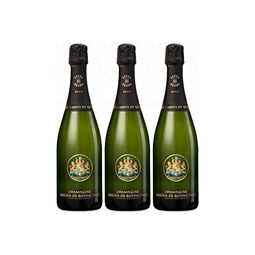 Champagne Barons de Rothschild Brut - g.U. Champagne - Rebsorte Chardonnay, Pinot Noir - 3x75cl von Champagne Barons de Rothschild