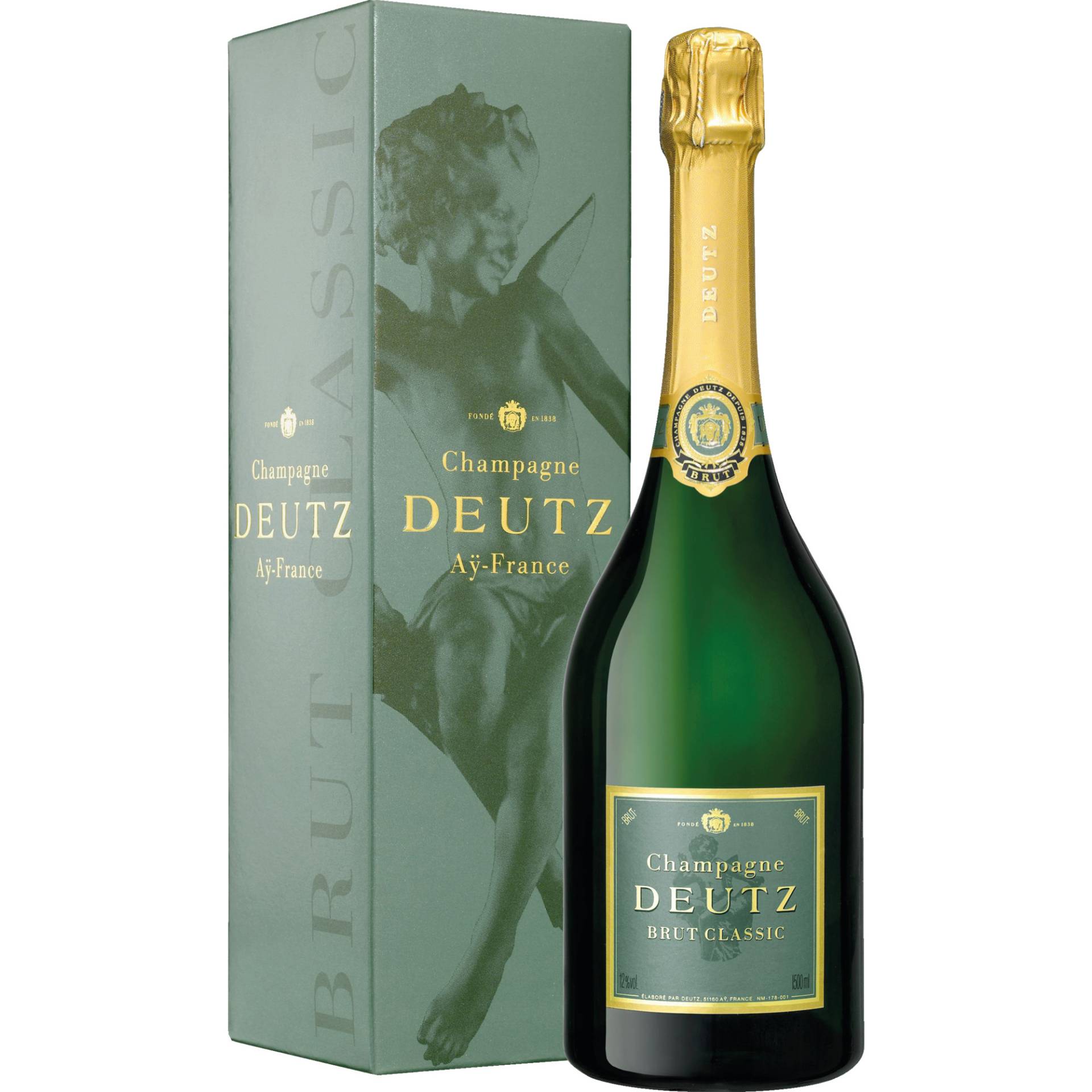 Champagne Deutz Classic, Brut, Champagne AC, Magnum, Champagne, Schaumwein von Champagne Deutz, Ay Champagne, France
