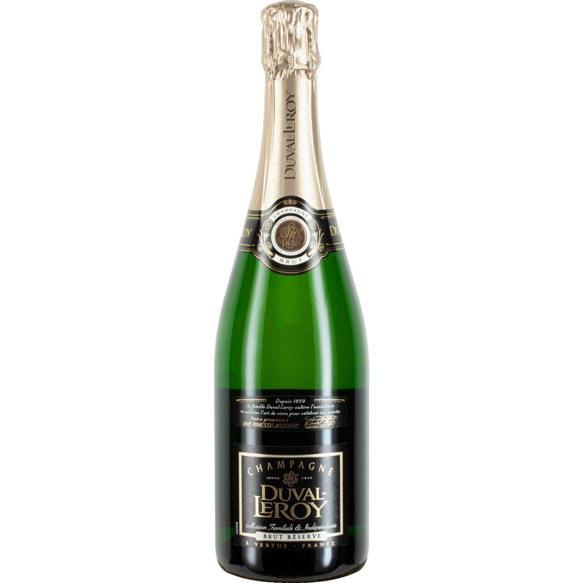Champagne Duval-Leroy Réserve, Brut, Champagne AC, Champagne, Schaumwein Champagne Duval-Leroy Réserve, Brut, Champagne AC, Champagne, Schaumwein von Champagne Duval-Leroy, 69 Avenue de Bammental, F - 51130 Vertus