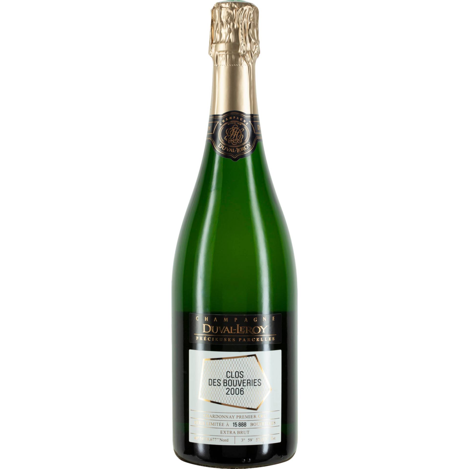 Champagne Précieuses Parcelles Premier Cru, Extra Brut, Champagne AC, Champagne, 2006, Schaumwein Champagne Précieuses Parcelles Premier Cru, Extra Brut, Champagne AC, Champagne, 2006, Schaumwein von Champagne Duval-Leroy, 69 Avenue de Bammental, F - 51130 Vertus