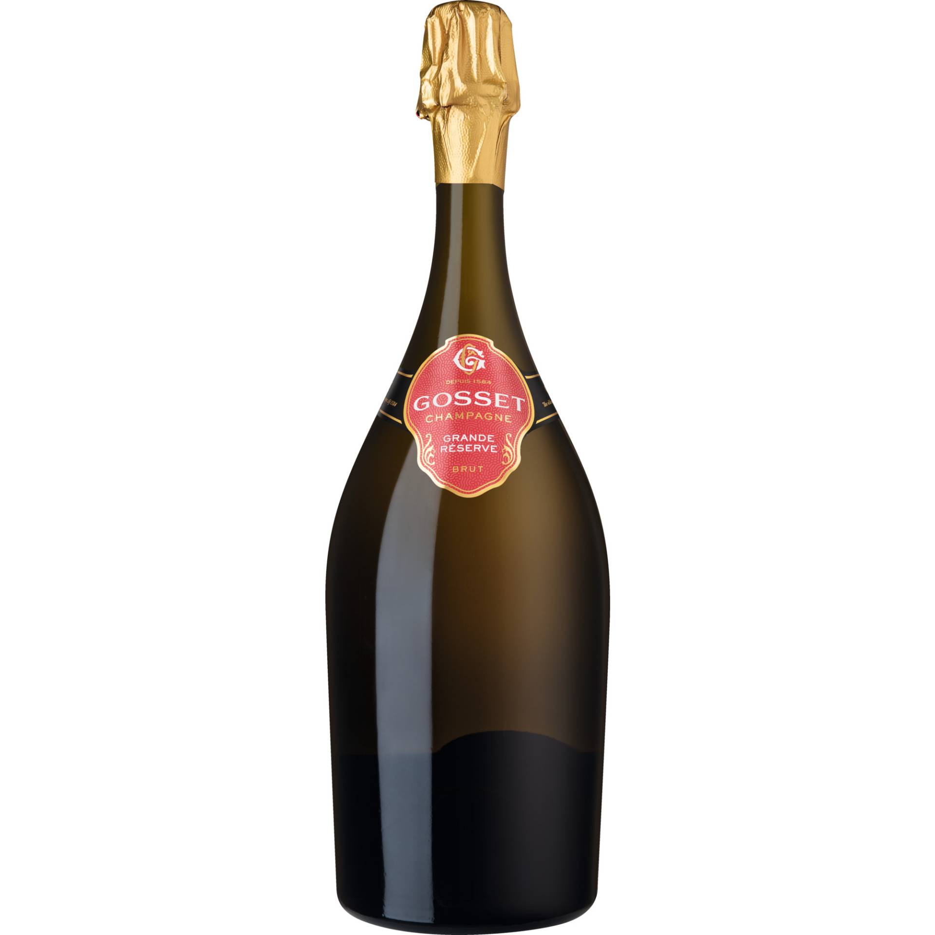 Champagne Gosset Grande Réserve, Brut, Champagne AC, Magnum, Champagne, Schaumwein Champagne Gosset Grande Réserve, Brut, Champagne AC, Magnum, Champagne, Schaumwein von Champagne Gosset, Epernay, France