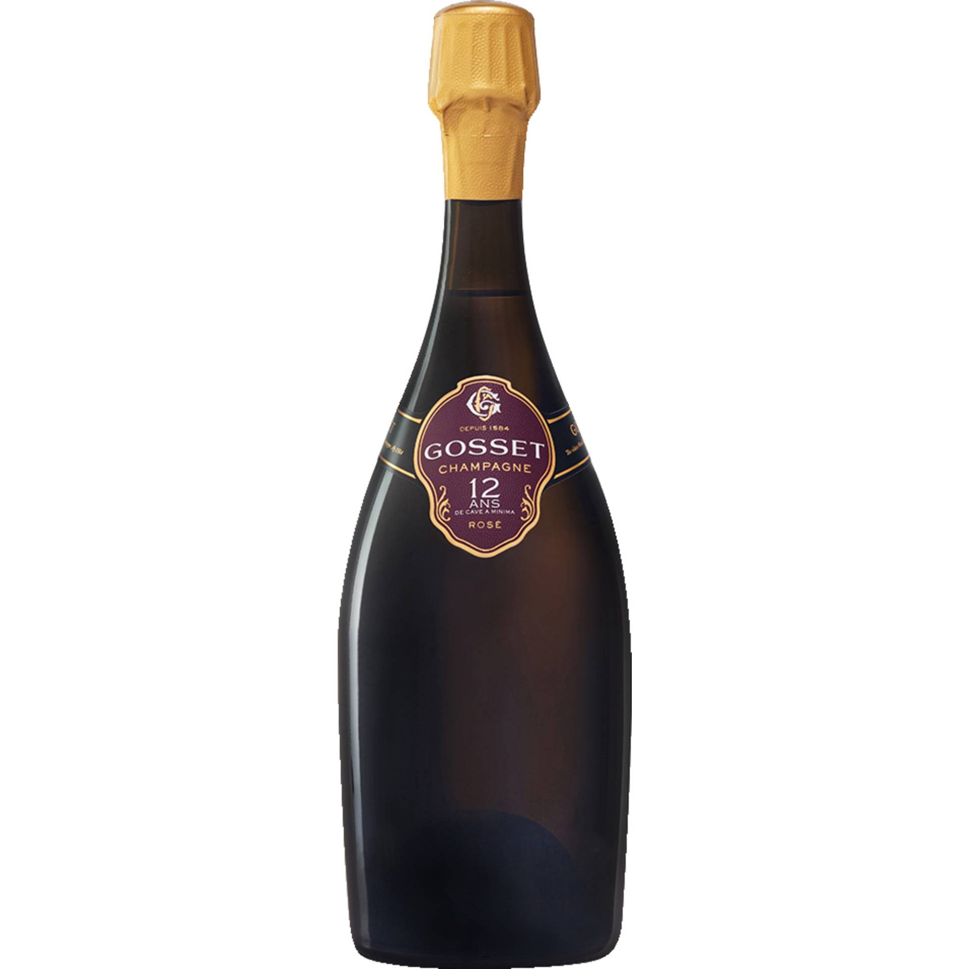 Champagne Gosset Rosé 12 ans à cave a minima, Brut, Champagne AC, Champagne, Schaumwein Champagne Gosset Rosé 12 ans à cave a minima, Brut, Champagne AC, Champagne, Schaumwein von Champagne Gosset, Epernay, France
