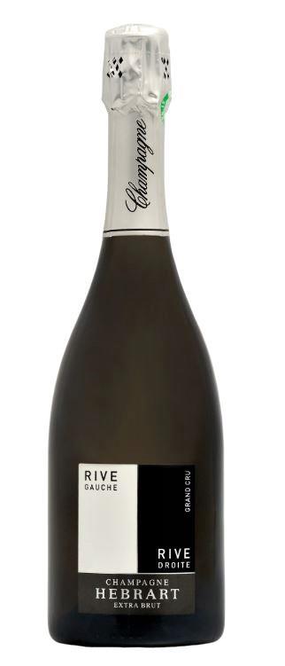 Rive Gauche Rive Droite Extra Brut Champagne Grand Cru Millesime 2014 von Champagne Hebrart