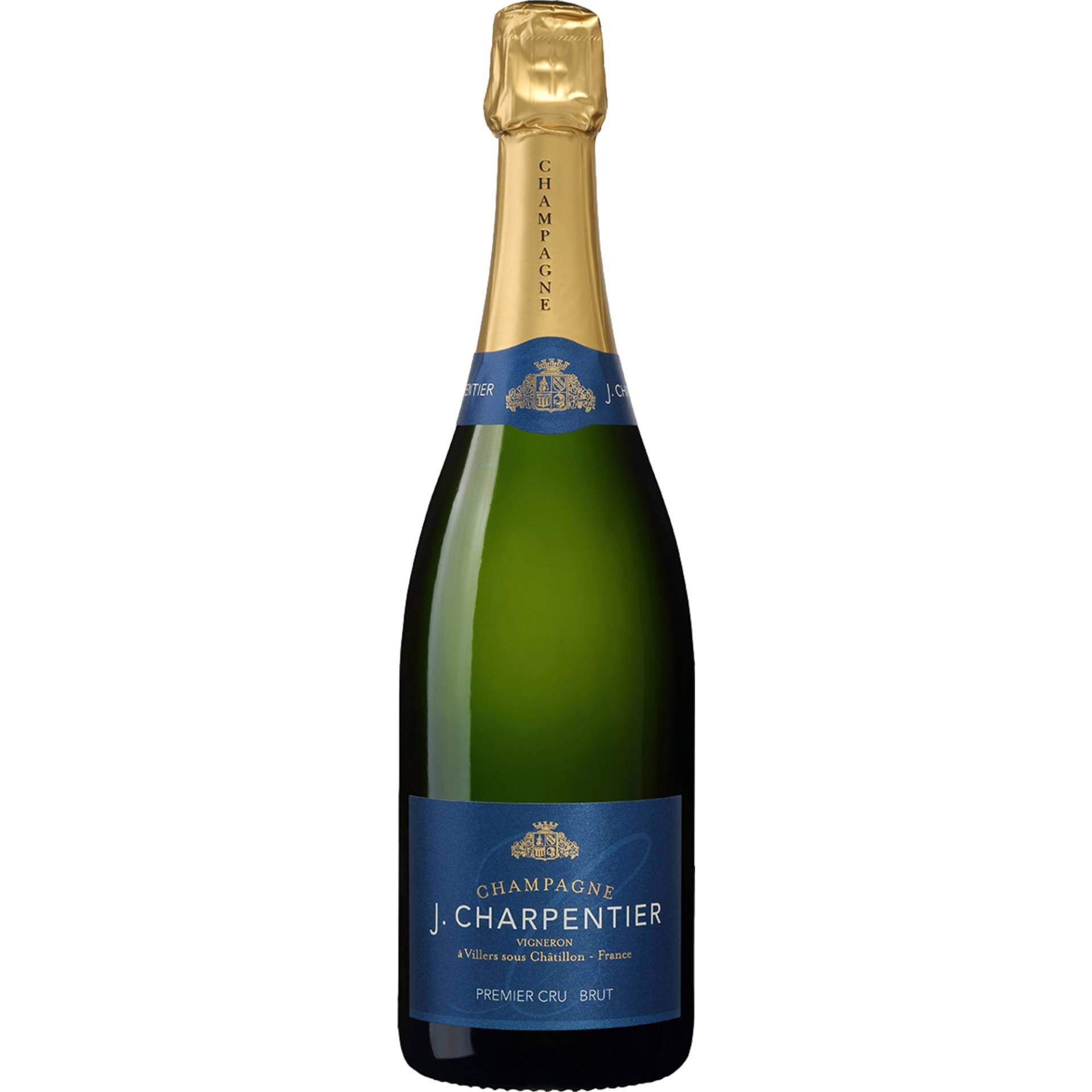 Champagne J. Charpentier Premier Cru, Brut, Champagne AC, Champagne, Schaumwein Champagne J. Charpentier Premier Cru, Brut, Champagne AC, Champagne, Schaumwein von Champagne J. Charpentier, FR 51700 Villers sous Châtillon