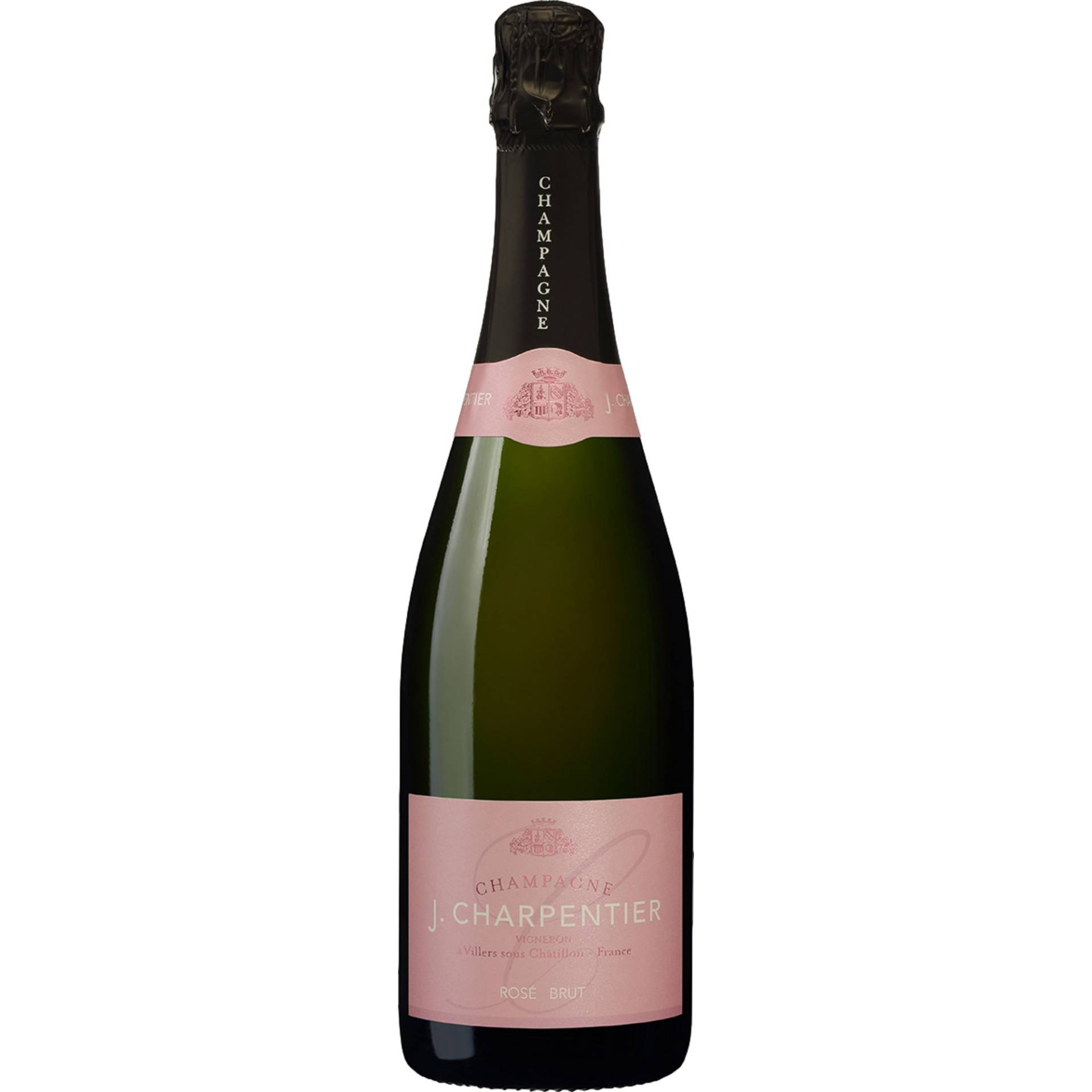 Champagne J. Charpentier Rosé, Brut, Champagne AC, Champagne, Schaumwein Champagne J. Charpentier Rosé, Brut, Champagne AC, Champagne, Schaumwein von Champagne J. Charpentier, FR 51700 Villers sous Châtillon