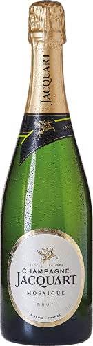 Brut Mosaique AOC von Champagne Jacquart, trockener Champagner aus Chardonnay/Pinot Noir/Pinot Mineur von Champagne Jacquart