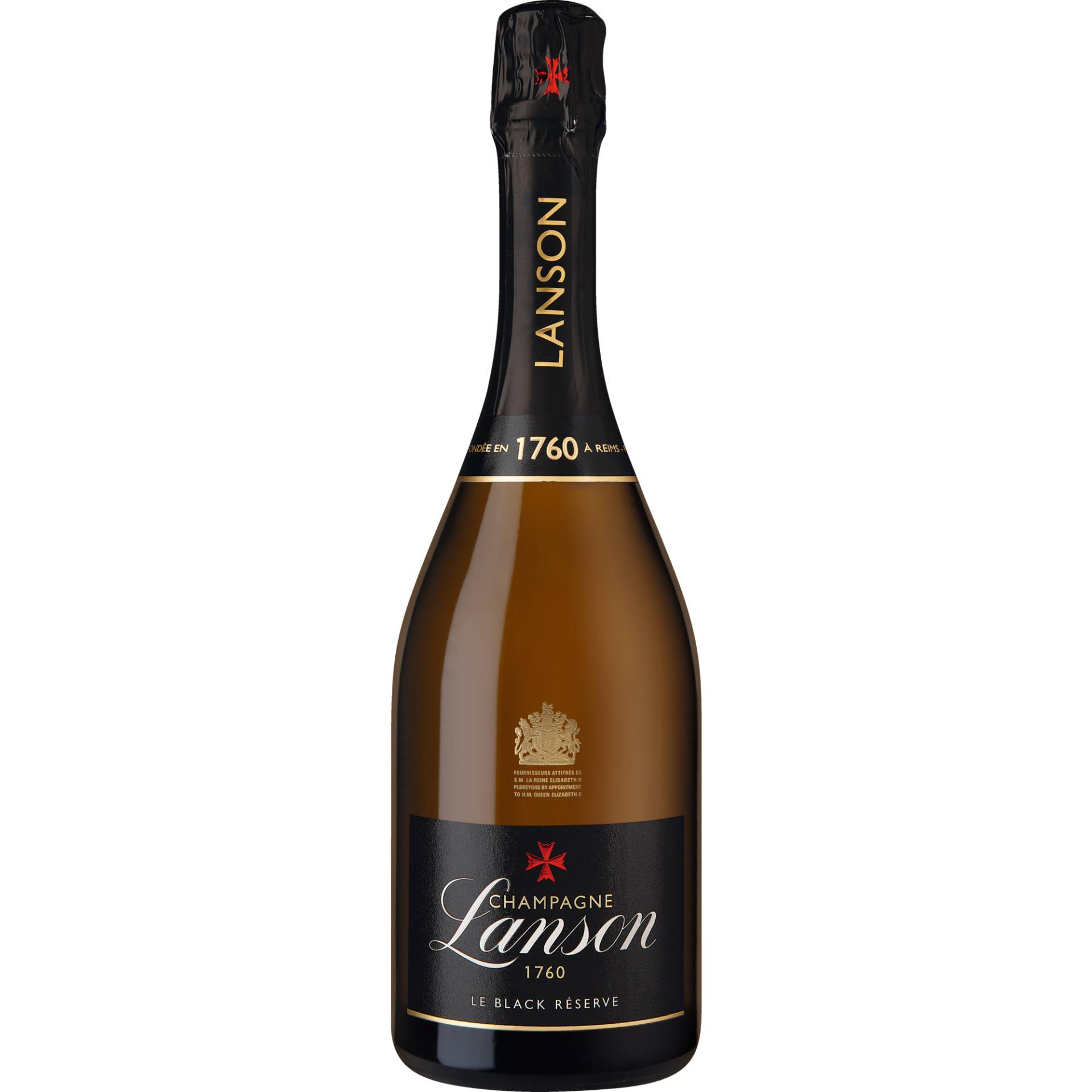 Champagne Lanson Le Black Réserve, Brut, Champagne AC, Champagne, Schaumwein von Champagne Lanson, 51100 Reims, France