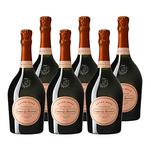 Champagner Laurent-Perrier Rosé Champagner - LOT von 6x - Rebsorte Pinot schwarz - 15/20 Jancis Robinson (750 Milliliter) von Champagne Laurent-Perrier