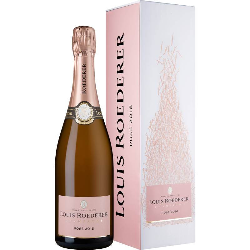 Champagne Louis Roederer Rosé, Brut, Champagne AC, Geschenketui, Champagne, 2016, Schaumwein von Champagne Louis Roederer S. A., 51100 Reims CEDEX, France