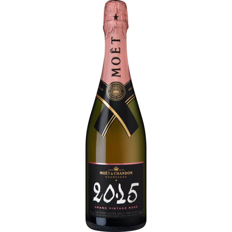 Champagne Moet & Chandon Grand Vintage Rosé, Brut, Champagne AC, Champagne, 2015, Schaumwein von Champagne Moet & Chandon, 51230 Epernay, France