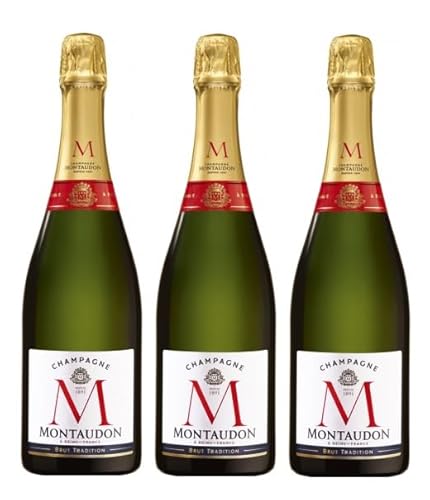 3x 0,75l - Montaudon - Brut Tradition - Champagne A.O.P. - Frankreich - Schaumwein brut von Champagne Montaudon