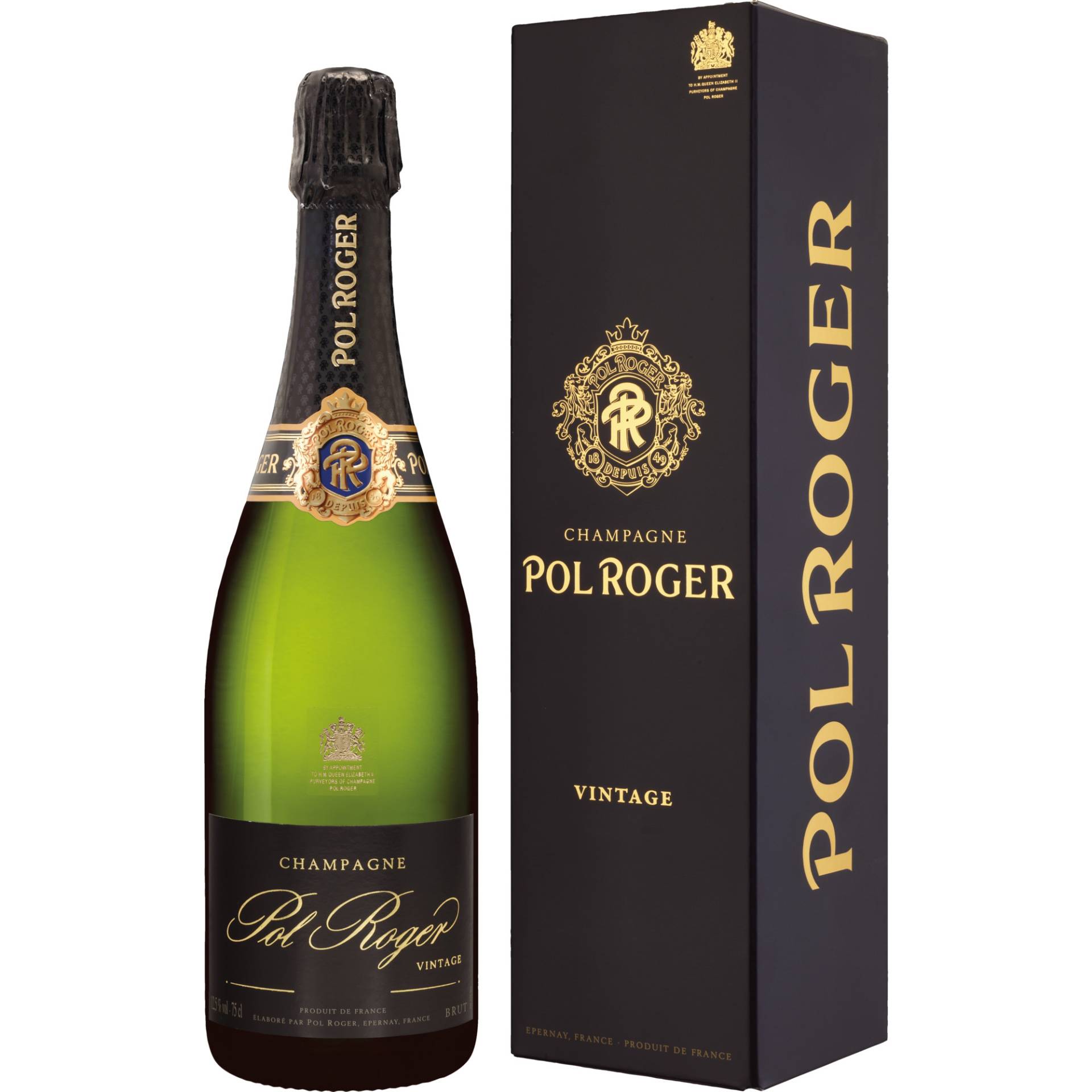 Champagne Pol Roger, Brut, Champagne AC, Geschenketui, Champagne, 2016, Schaumwein von Champagne Pol Roger, 51206 Epernay, France