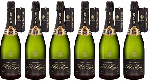 6x Pol Roger Champagne Brut Vintage in Geschenkverpackung 2015 - Champagne Pol Roger, Champagne - Weißwein 6x Pol Roger Champagne Brut Vintage in Geschenkverpackung 2015 - Champagne Pol Roger, Champagne - Weißwein von Champagne Pol Roger