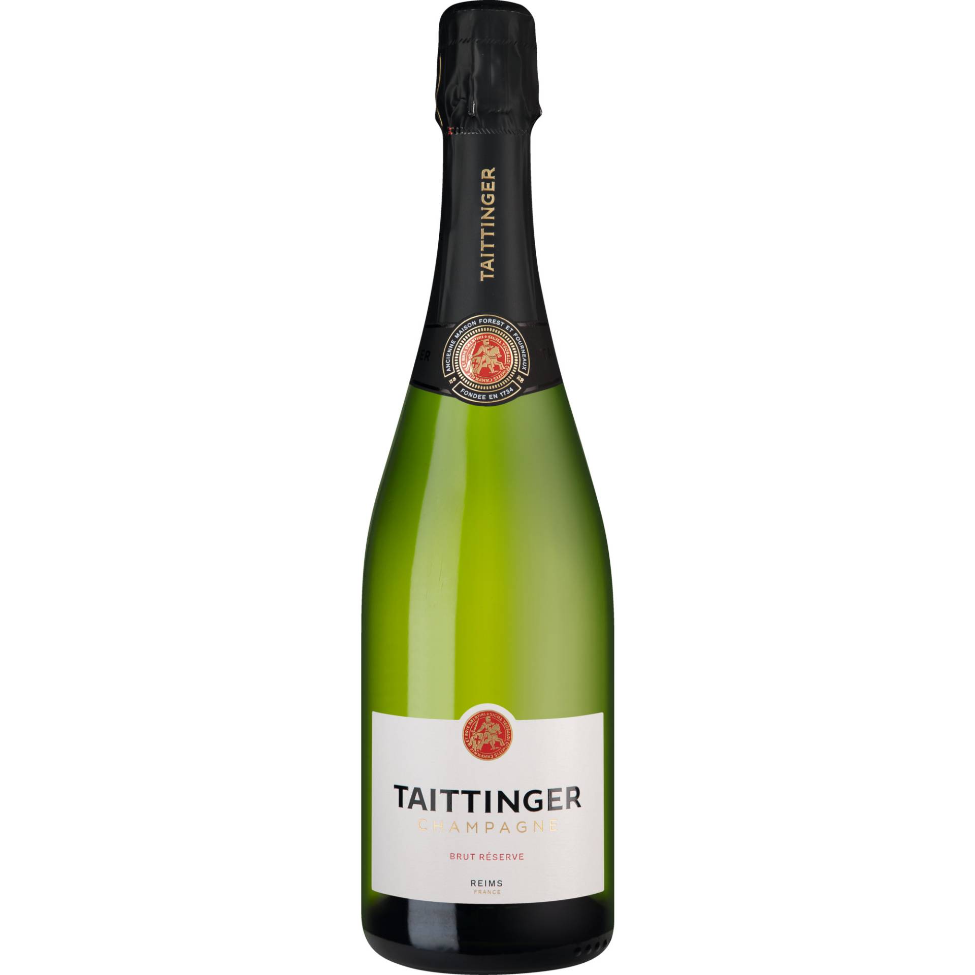 Champagne Taittinger Réserve, Brut, Champagne AC, Champagne, Schaumwein Champagne Taittinger Réserve, Brut, Champagne AC, Champagne, Schaumwein von Champagne Taittinger, 51100 Reims, France