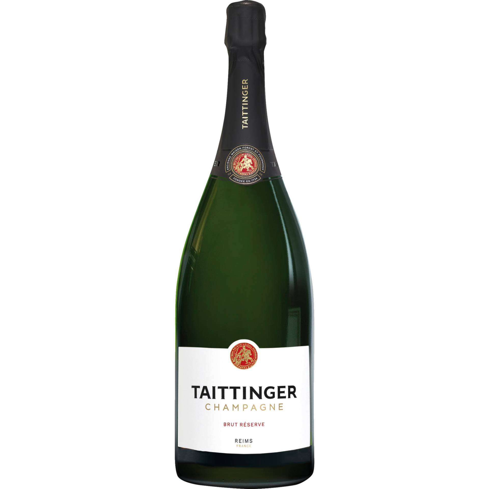 Champagne Taittinger Réserve, Brut, Champagne AC, Magnum, Champagne, Schaumwein Champagne Taittinger Réserve, Brut, Champagne AC, Magnum, Champagne, Schaumwein von Champagne Taittinger, 51100 Reims, France