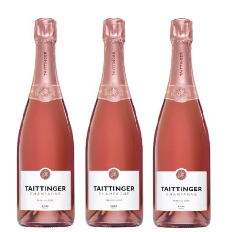 3x 0,75l - Taittinger - Brut Prestige Rosé - Champagne A.O.P. - Frankreich - Rosé-Schaumwein brut 3x 0,75l - Taittinger - Brut Prestige Rosé - Champagne A.O.P. - Frankreich - Rosé-Schaumwein brut von Champagne Taittinger