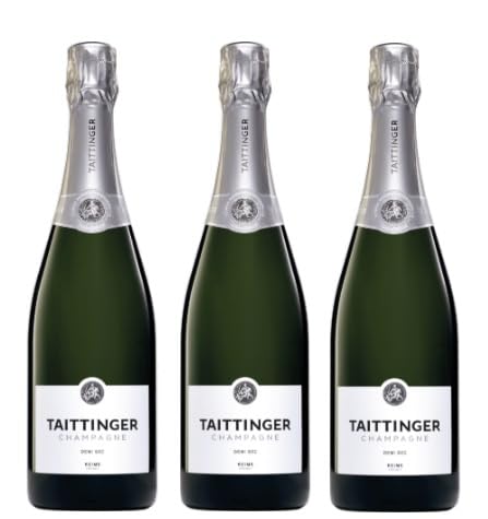 3x 0,75l - Taittinger - demi-sec - Champagne A.O.P. - Frankreich - Schaumwein demi-sec 3x 0,75l - Taittinger - demi-sec - Champagne A.O.P. - Frankreich - Schaumwein demi-sec von Champagne Taittinger