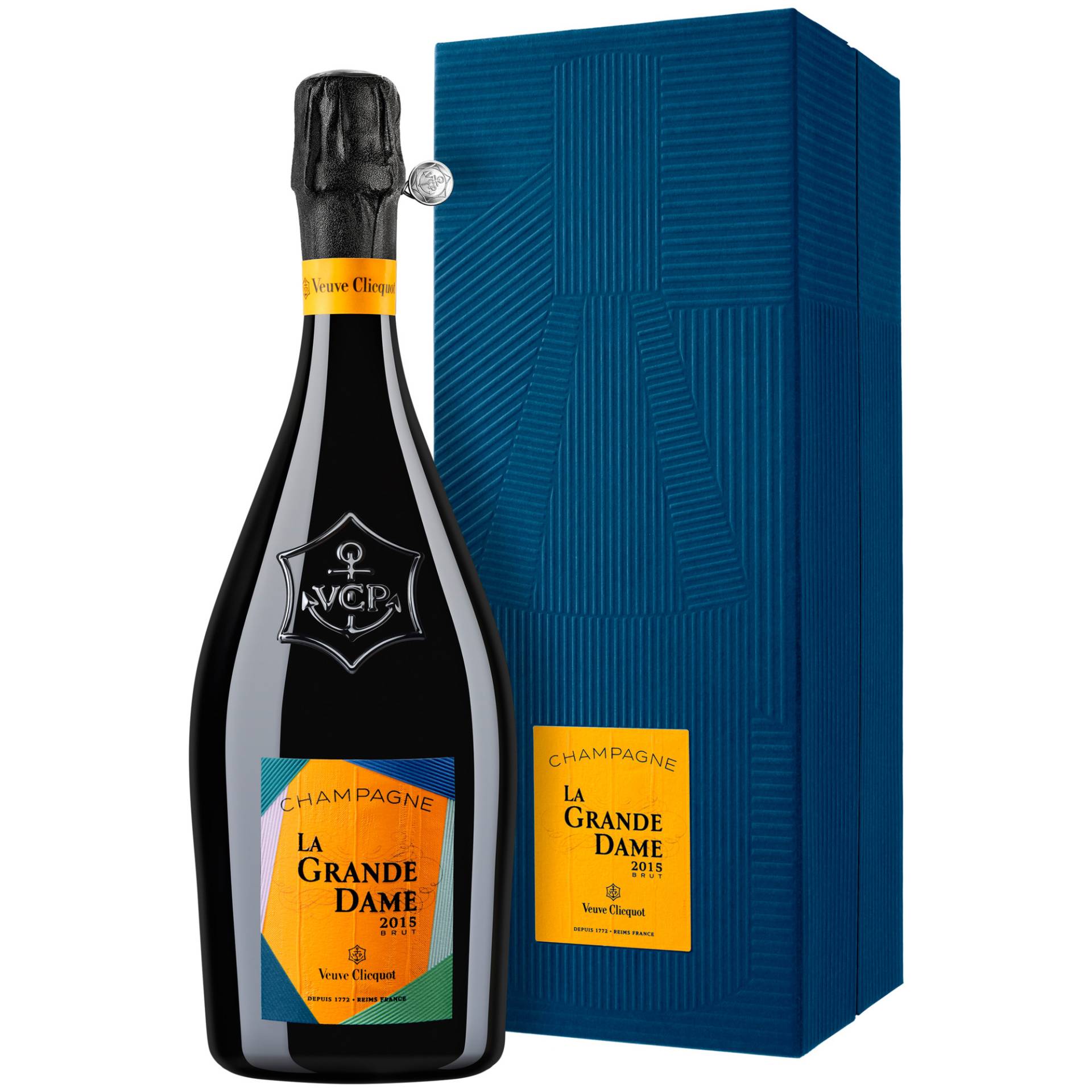 Champagne La Grande Dame Paola Paronetto, Brut, Champagne AC, Geschenketui, Champagne, 2015, Schaumwein von Champagne Veuve Clicquot, 51100 Reims, France