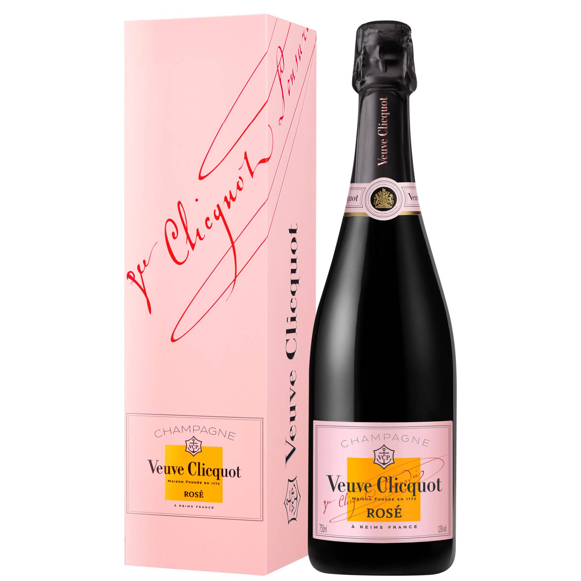 Champagne Veuve Clicquot Ponsardin Rosé, Brut, Champagne AC, Geschenketui, Champagne, Schaumwein von Champagne Veuve Clicquot, Reims, France