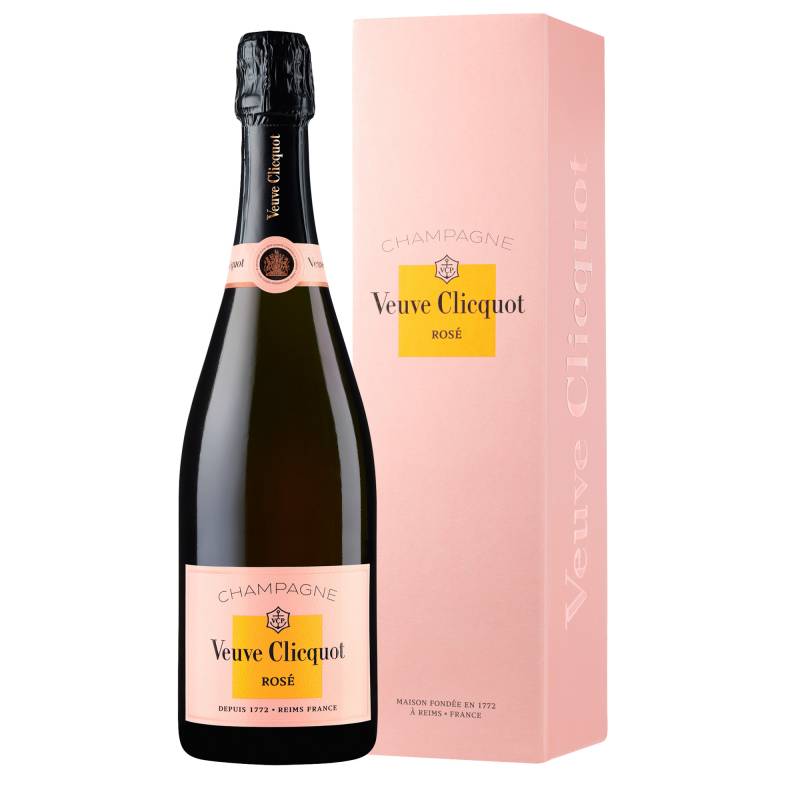 Champagne Veuve Clicquot Rosé, Brut, Champagne AC, Geschenketui, Champagne, Schaumwein von Champagne Veuve Clicquot, Reims, France