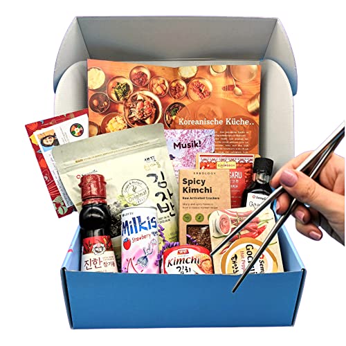 [ Chamsbox ] Koreabox I Geschenkbox Korea I Asia Kochbox I Koreanisches Geschenk I Gourmet Box I Snack Box I Kreative Geschenkidee… von Chamsbox