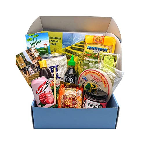 [ Chamsbox ] Vietnambox I Geschenkbox Vietnam I Vietnam Kochbox I Asia Box I Vietnamesische Lebensmittel I Geschenkkorb Vietnam von Chamsbox