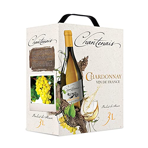 Chantenais Chardonnay Weißwein trocken Vin de France Bag-in-Box - Aus dem Süden von Frankreich (1x 3L) von Chantenais