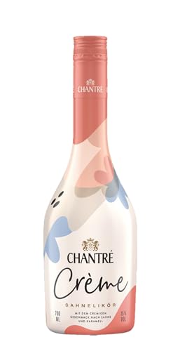 Chantré Crème – Der unverwechselbar cremige Sahnelikör – Für den puren Genuss oder zur Verfeinerung von Desserts mit 15% vol. (1 x 0,7l) von Chantré