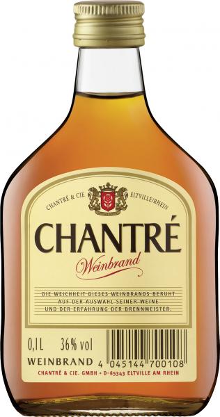 Chantré Weinbrand Kleinflasche von Chantré