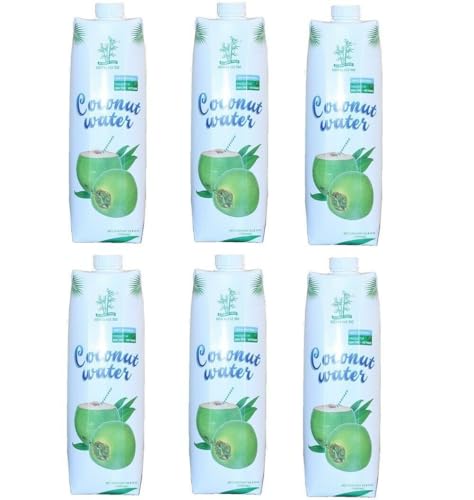 6x 1 Liter Kokosnusswasser 100% Kokoswasser 100% Natur Kokossaft coconut water vegan 6x 1 Liter Kokosnusswasser 100% Kokoswasser 100% Natur Kokossaft coconut water vegan von bick.shop