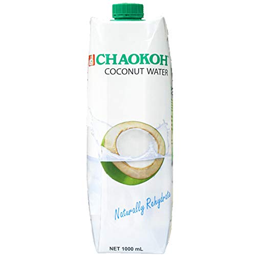 Chaokoh Kokosnusswasser, 100% natürliches Kokoswasser aus Thailand, 1 Liter Packung Chaokoh Kokosnusswasser, 100% natürliches Kokoswasser aus Thailand, 1 Liter Packung von Chaokoh
