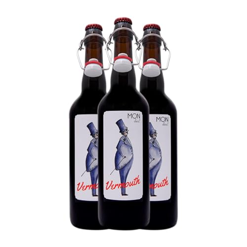 Wermut Châpeau Mon Dieu Original Viura 75 cl (Schachtel mit 3 Flaschen von 75 cl) von Distribuidor