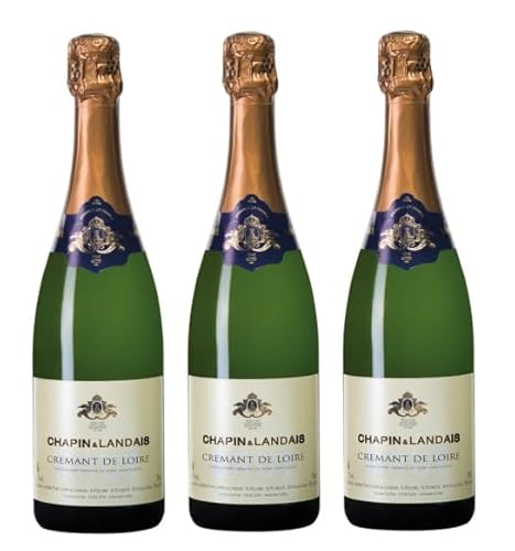3x 0,75l - Chapin & Landais - Crémant de Loire A.O.P. - Frankreich - Schaumwein brut 3x 0,75l - Chapin & Landais - Crémant de Loire A.O.P. - Frankreich - Schaumwein brut von Chapin & Landais
