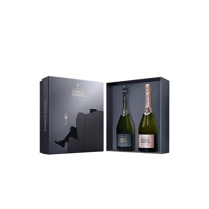 Charles Heidsieck : Coffret Armchair Brut + Rosé Réserve von Charles Heidsieck