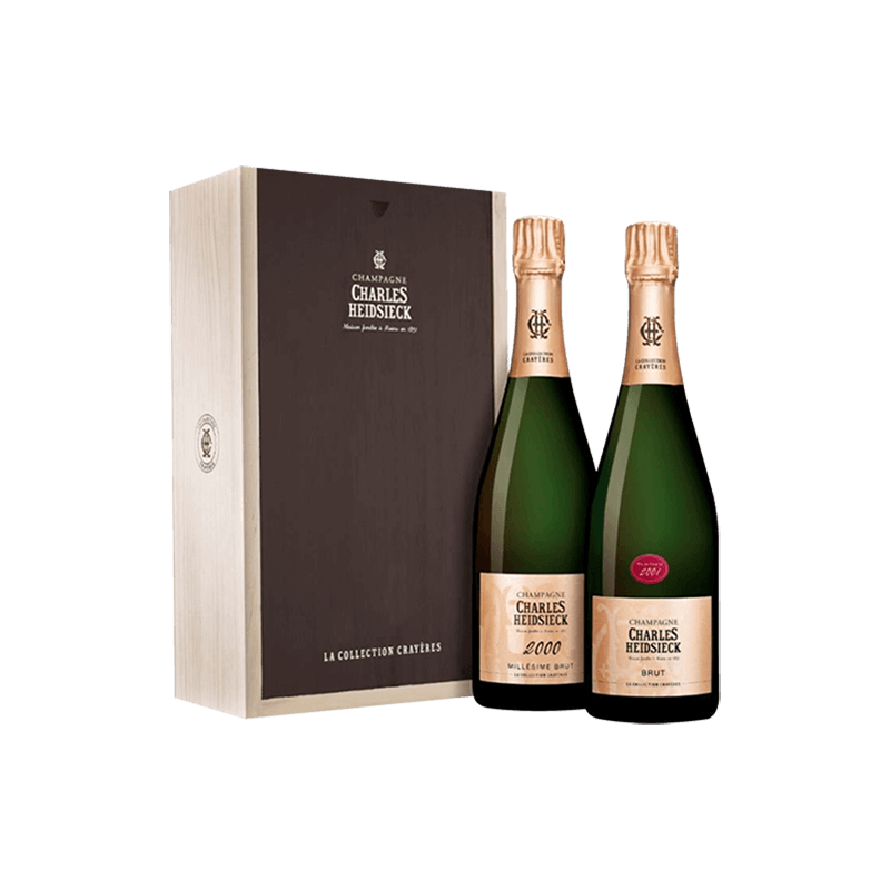 Charles Heidsieck : Duo "Mis En Caves" x "Millésimé" Brut Collection Crayères Charles Heidsieck : Duo "Mis En Caves" x "Millésimé" Brut Collection Crayères von Charles Heidsieck
