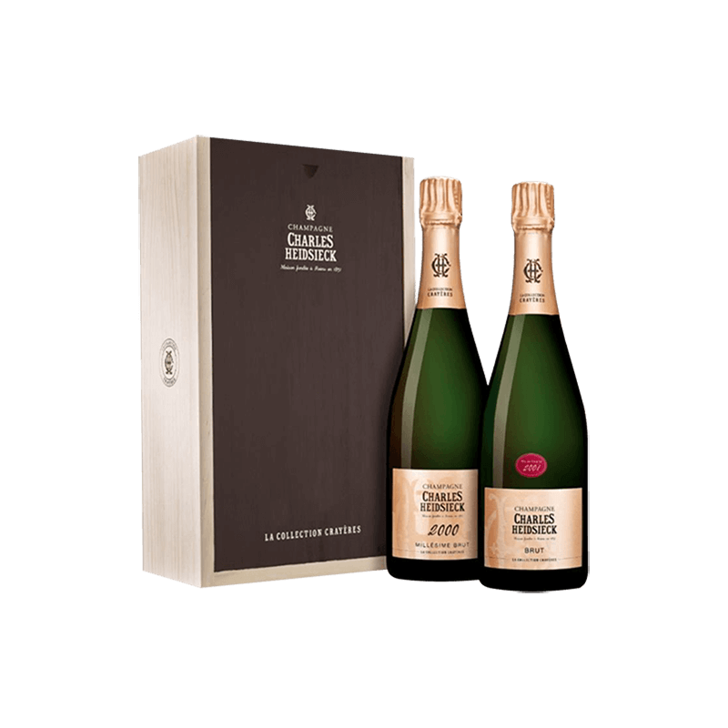 Charles Heidsieck : Duo "Mis En Caves" x "Millésimé" Brut Collection Crayères von Charles Heidsieck