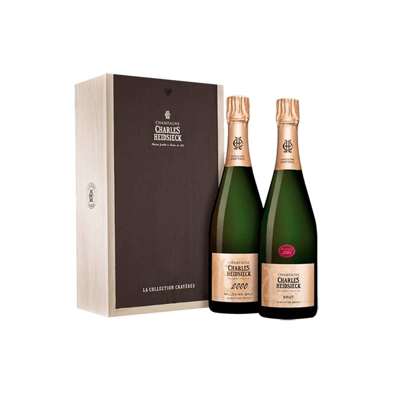 Charles Heidsieck : Duo "Mis En Caves" x "Millésimé" Brut Collection Crayères von Charles Heidsieck