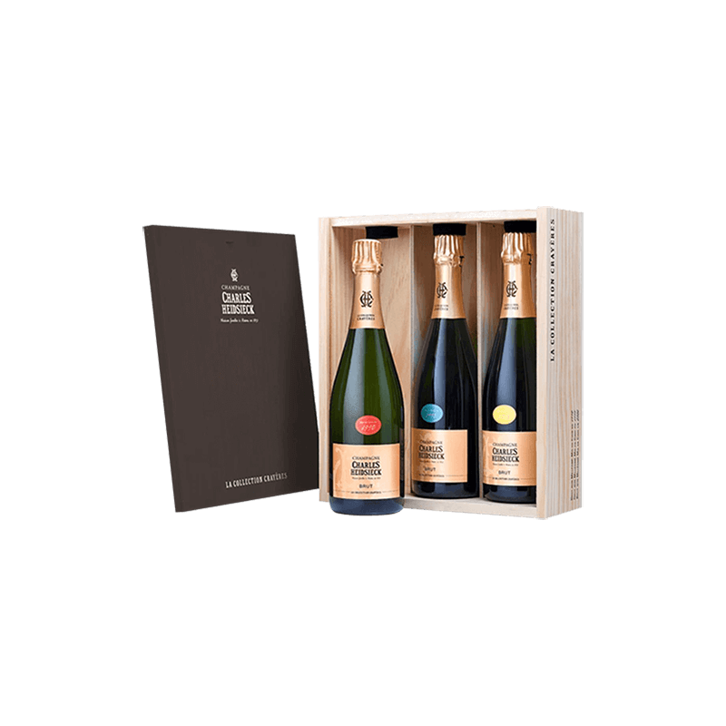 Charles Heidsieck : Trio "Mis En Caves" Brut Collection Crayères von Charles Heidsieck