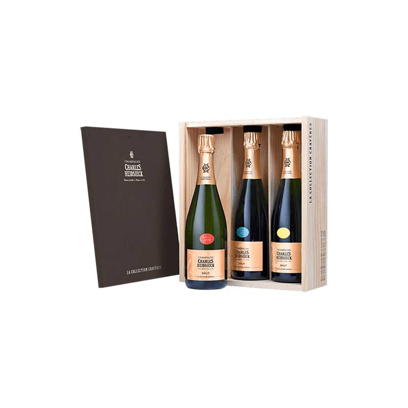 Charles Heidsieck : Trio "Mis En Caves" Brut Collection Crayères von Charles Heidsieck