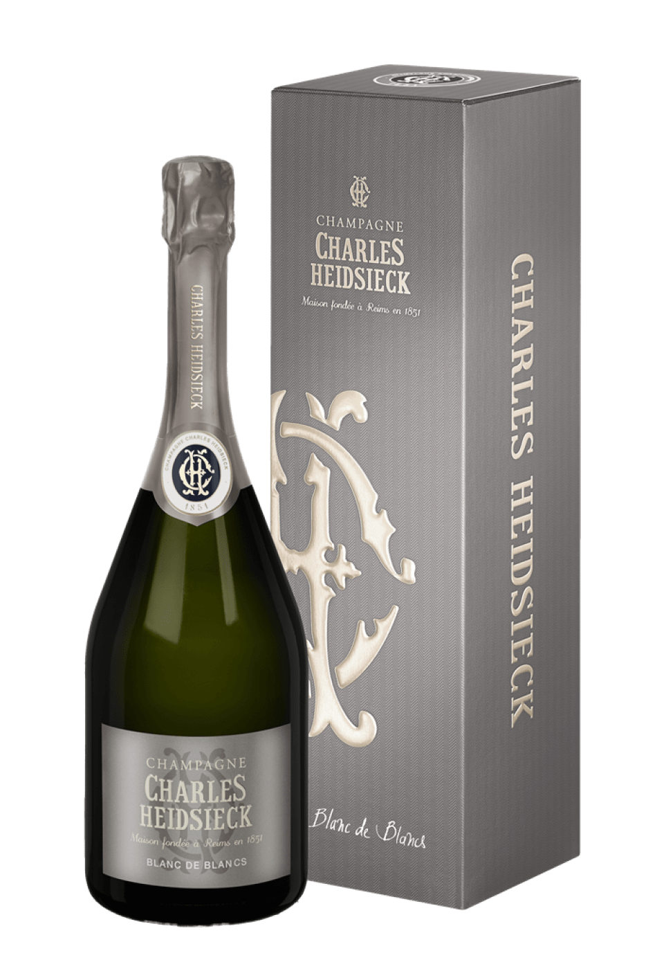 Charles Heidsieck Champagner Blanc de Blancs in Geschenkverpackung von Charles Heidsieck