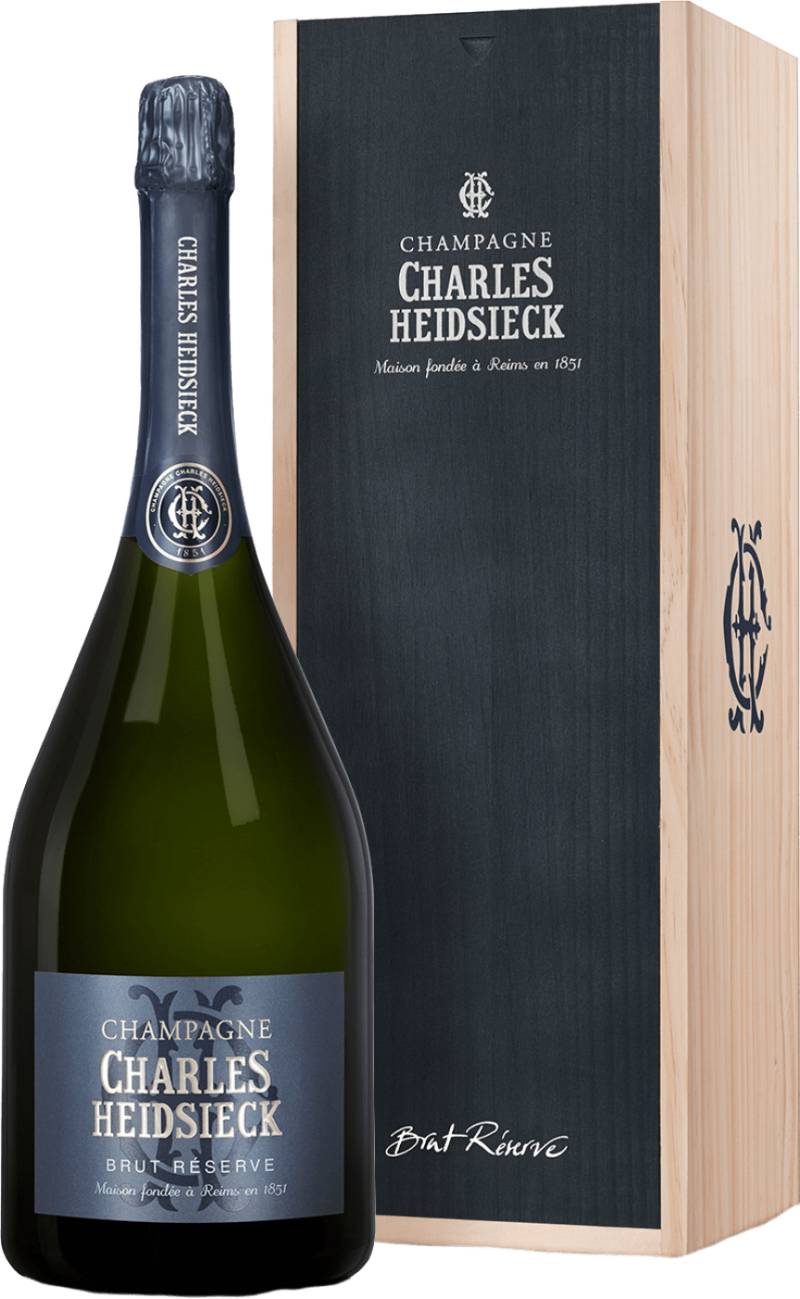 Charles Heidsieck Champagner Réserve - 3l Doppelmagnumflasche in der Holzkiste