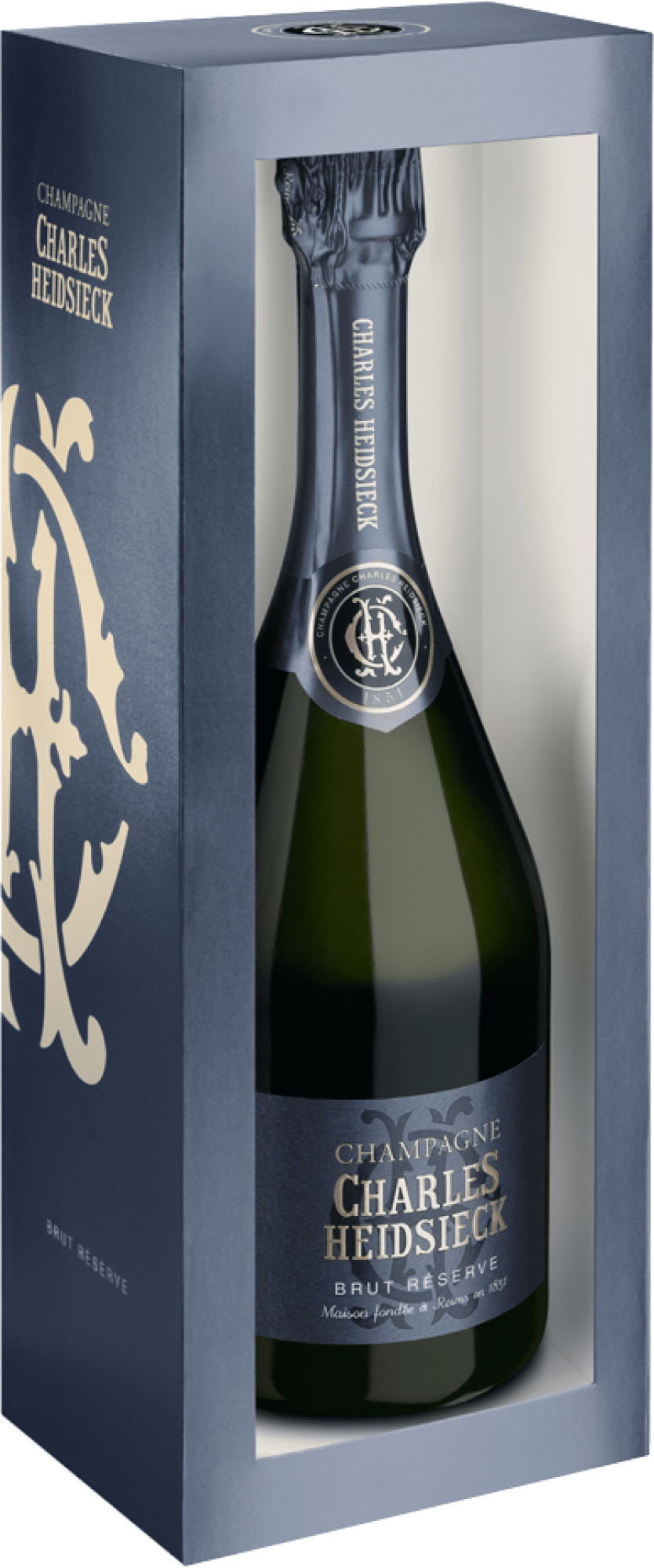 Charles Heidsieck Champagner Brut Réserve - 1,5l Magnumflasche in Geschenkverpackung Charles Heidsieck Champagner Brut Réserve - 1,5l Magnumflasche in Geschenkverpackung