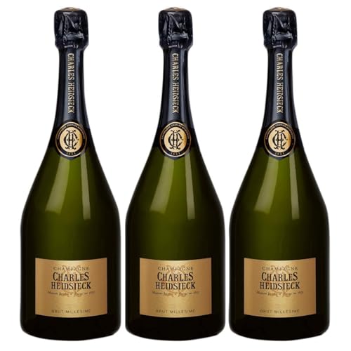 Charles Heidsieck Brut Vintage 2012 Champagne Champagner Schaumwein Frankreich (3 Flaschen) von Charles Heidsieck