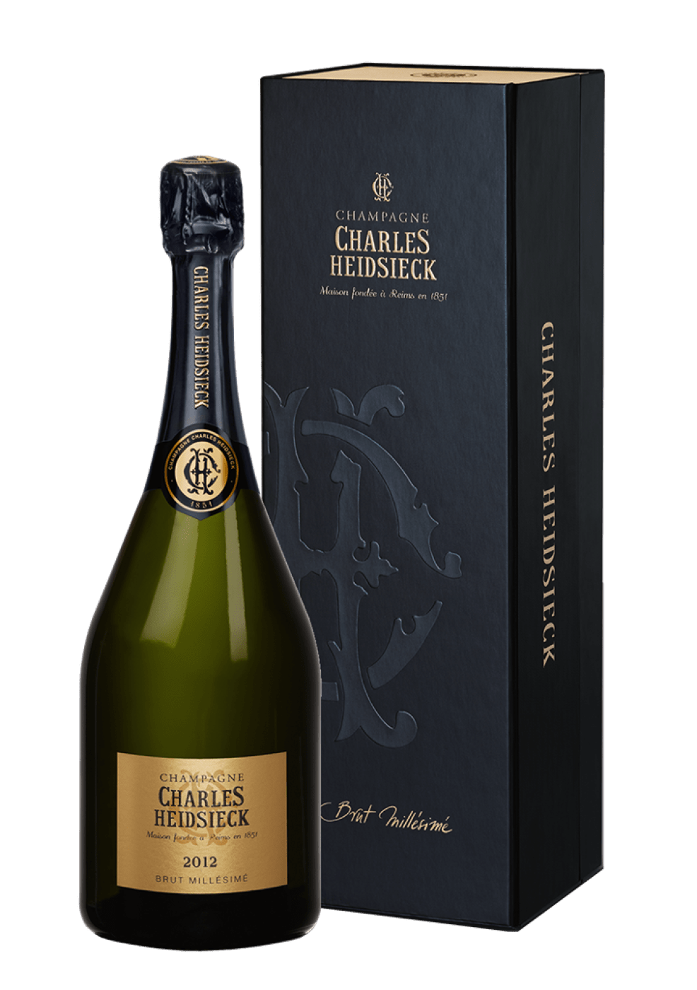 Charles Heidsieck Champagner Brut Vintage in Geschenkverpackung von Charles Heidsieck