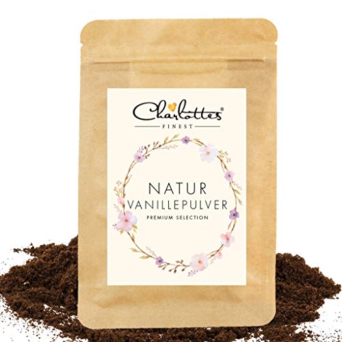 Charlottes Finest Natur Vanille gemahlen - Vanillepulver 25g von Charlottes Finest