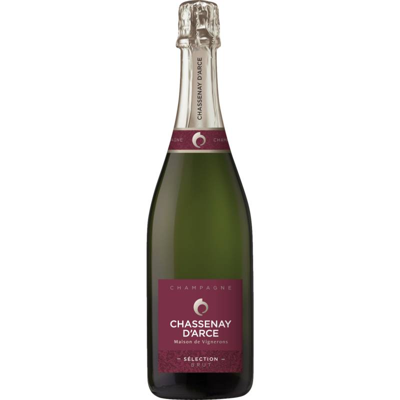 Chassenay d'Arce Cuvée Selection, Brut, Champagne AOP, Champagne, Schaumwein von Chassenay D'Arce, 11, rue du Pressoir, 10110 Ville-sur-Arce