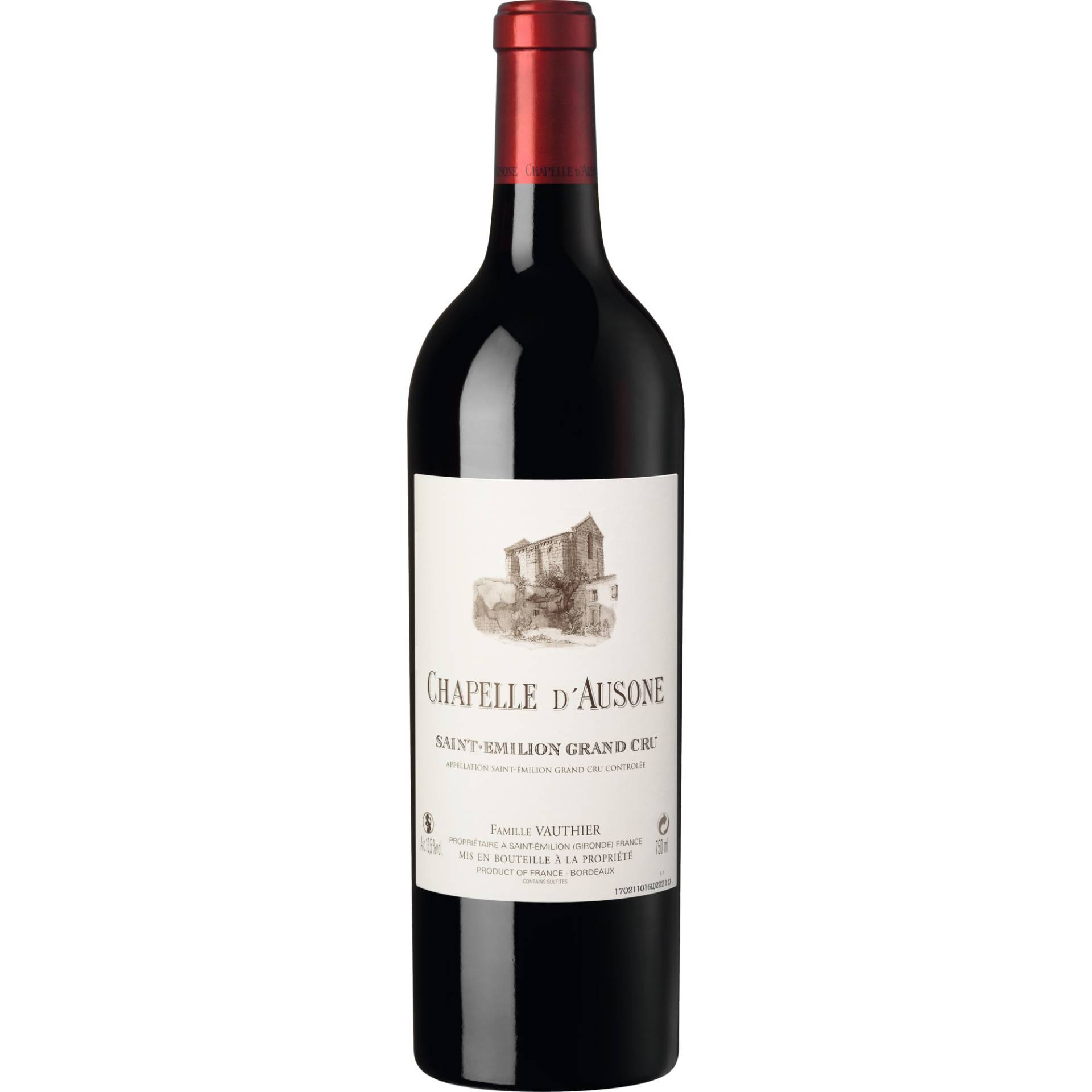 Chapelle d'Ausone, Saint-Emilion Grand Cru AOP, Bordeaux, 2021, Rotwein Chapelle d'Ausone, Saint-Emilion Grand Cru AOP, Bordeaux, 2021, Rotwein von Château Ausone, 33330 Saint-Emilion, France