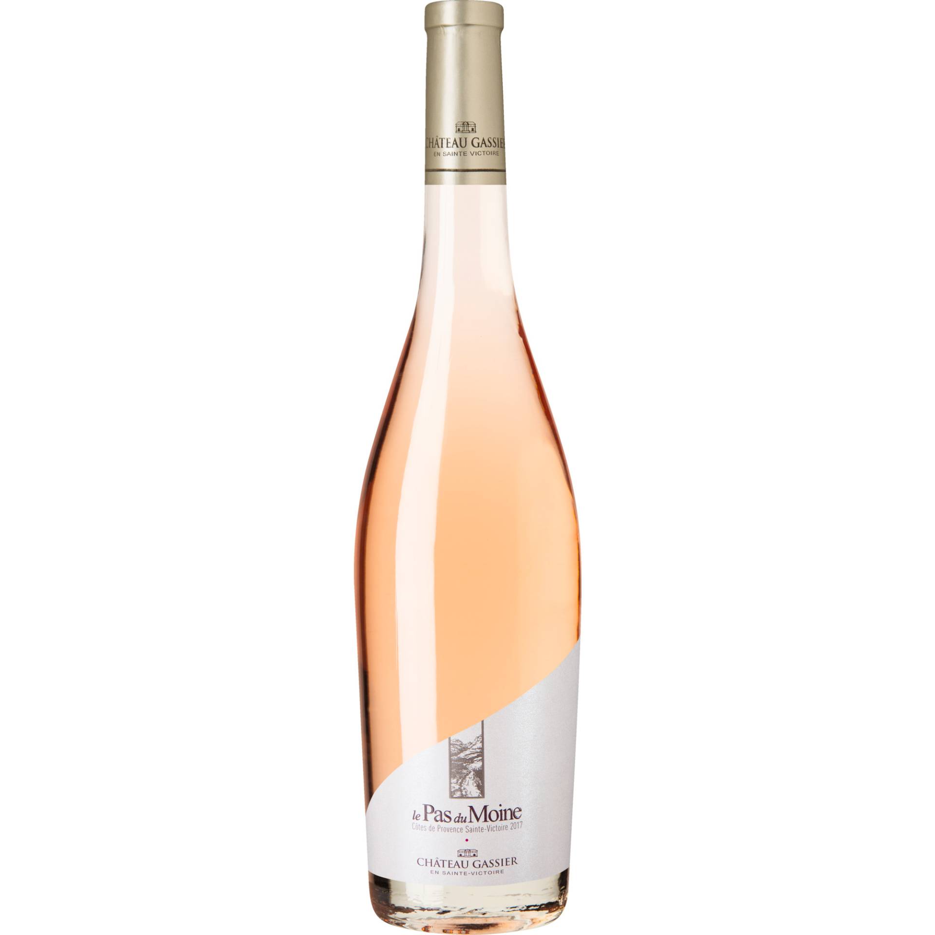 Le Pas du Moine Rosé, Côtes de Provence Sainte-Victoire AOP, Provence, 2023, Roséwein von Chateau Baron Anthony Gassier - a.e. 13114 Puyloubier - France